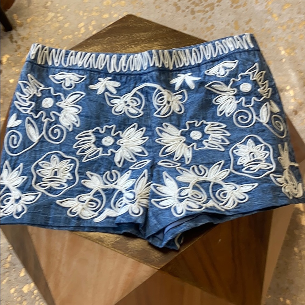 Denim shorts